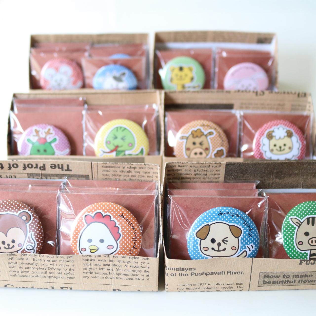 寅(干支)缶バッチ ★とら・トラ・虎 | 6枚目