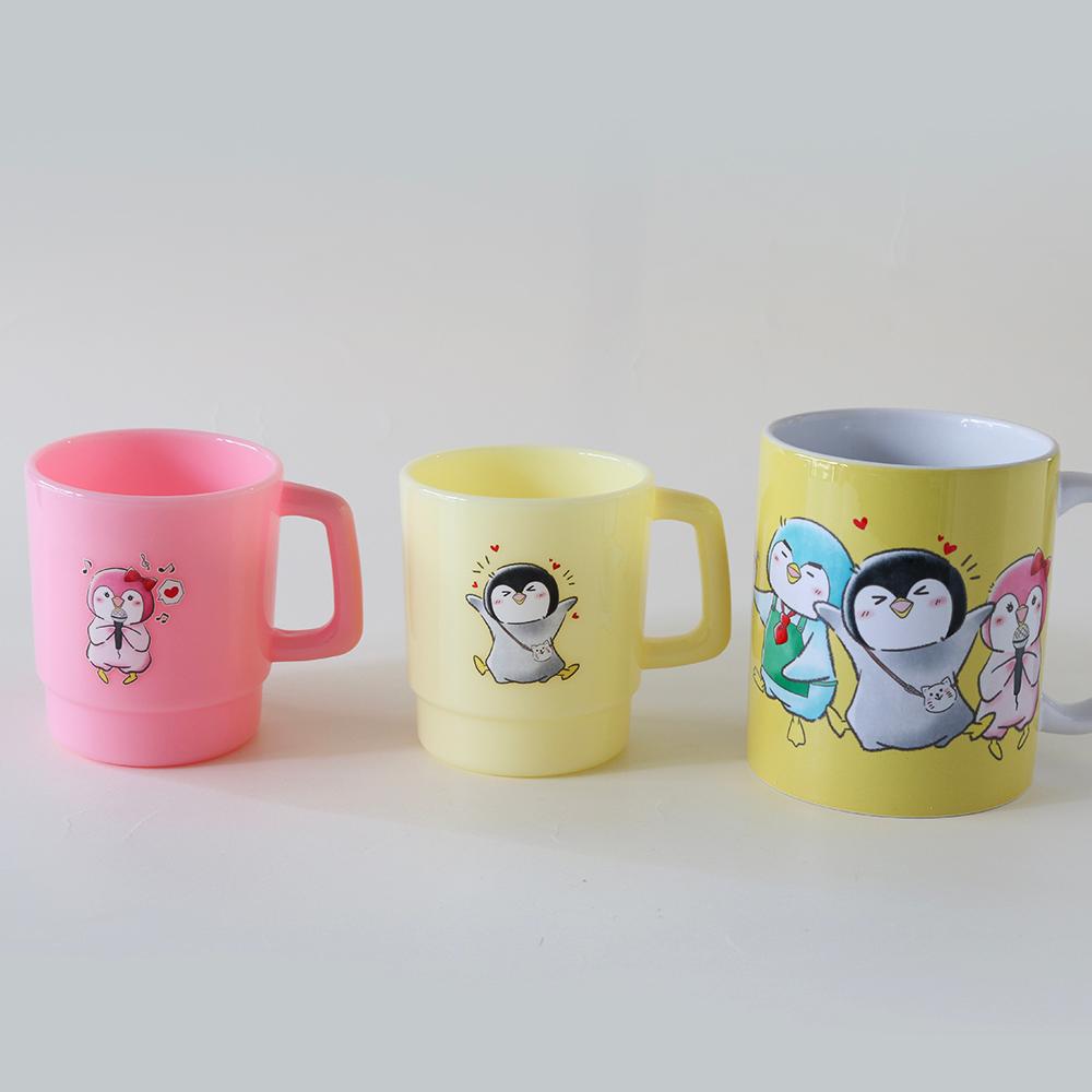 ペンちゃんマグカップ3個セット1枚目の画像